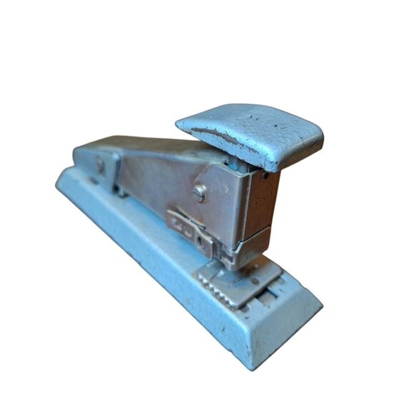 Apsco Mini Stapler 3003 De Luxe Vintage Metal Sweden Standard Desk Retro Small - Picture 3 of 9